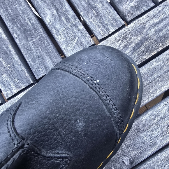 Dr. Martens Black Anti Static Steel Toe Black Leather Chelsea Work Boot 6M - Picture 10 of 14